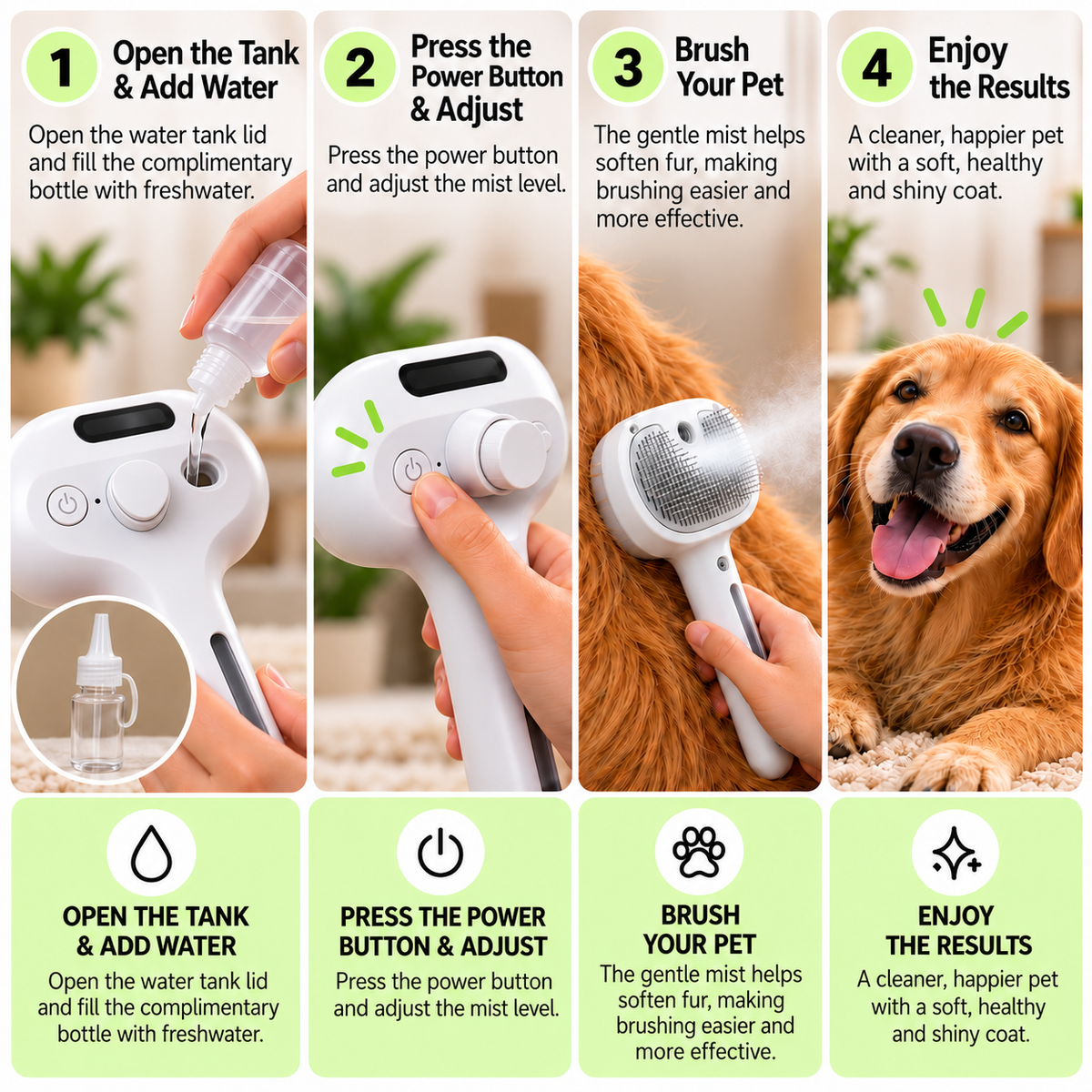 FurHush Pet Brush