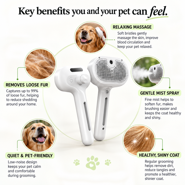 FurHush Pet Brush